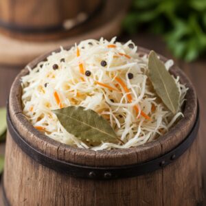 Kapusta kiszona z beczki