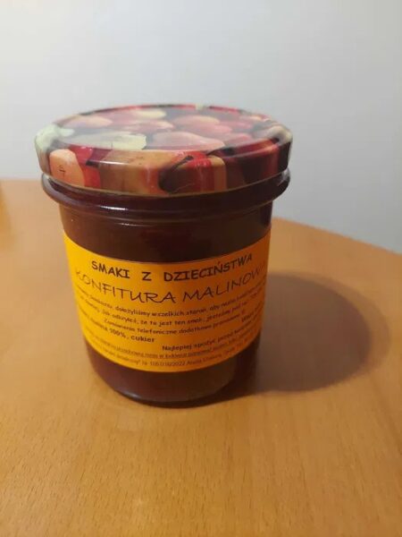 Domowa konfitura z malin 420ml